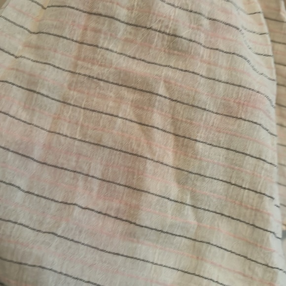 Universal Thread womens blouse size M beige/pink and black design 💯 cotton - Picture 9 of 9